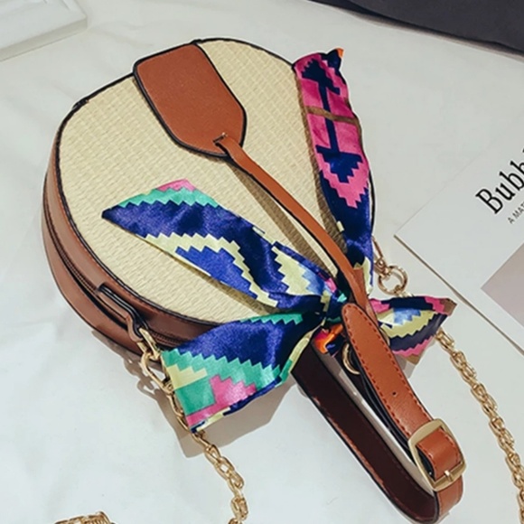Sale💖Small Round Beach HandBag for Women - Picture 3 of 13